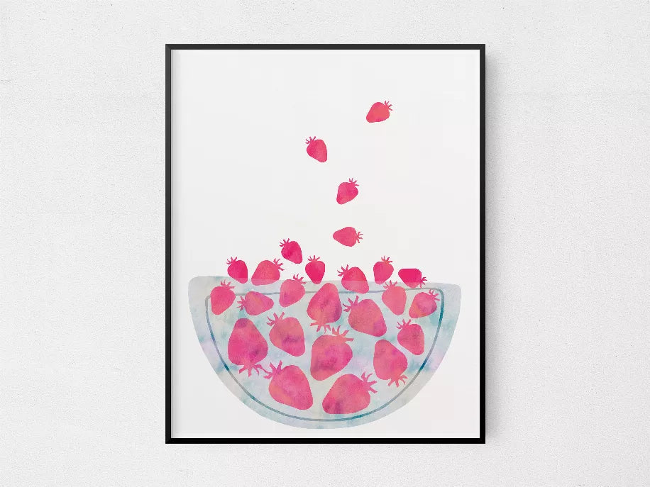 Magic Strawberries The Crafted Prints