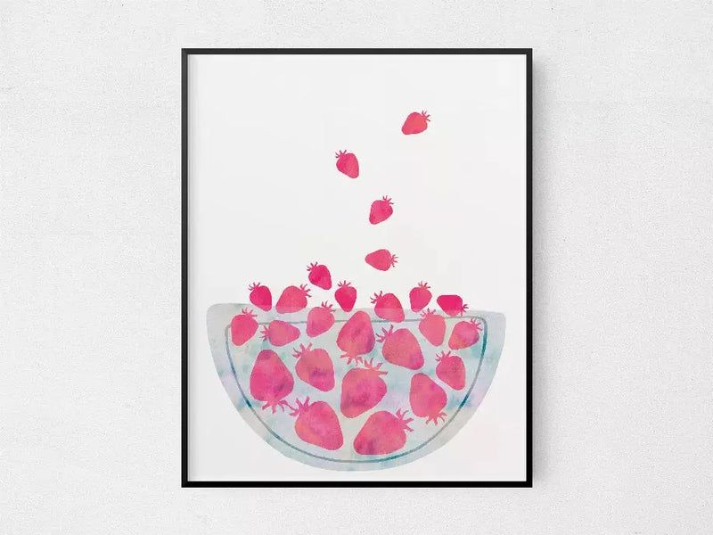 Magic Strawberries The Crafted Prints