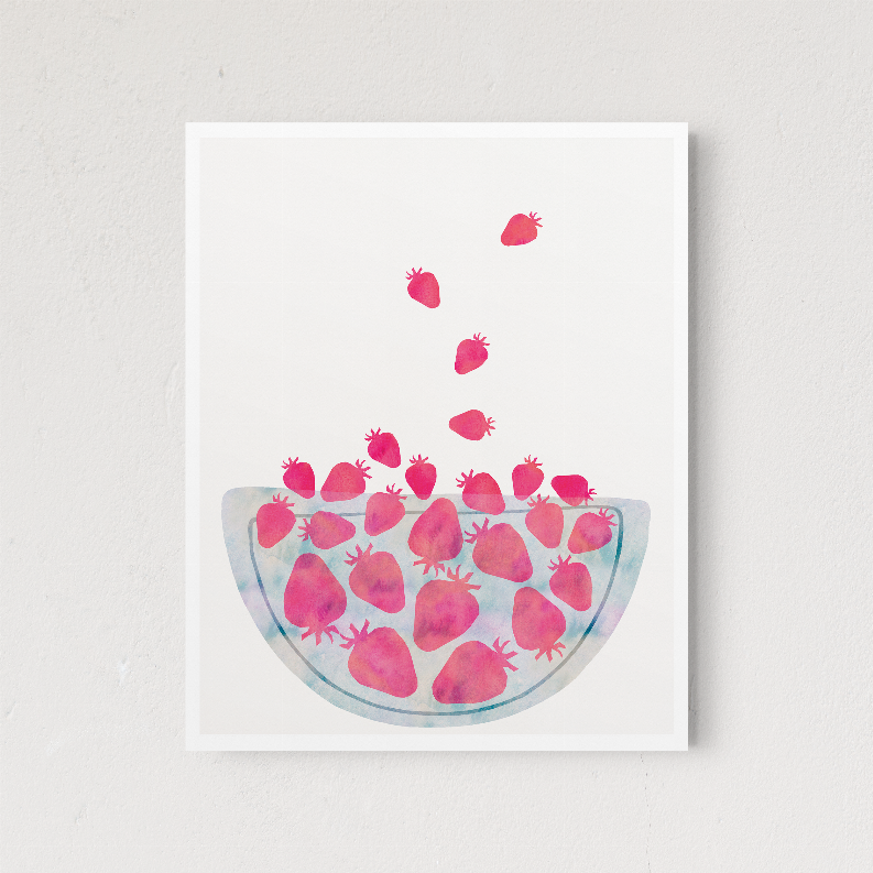 Magic Strawberries The Crafted Prints