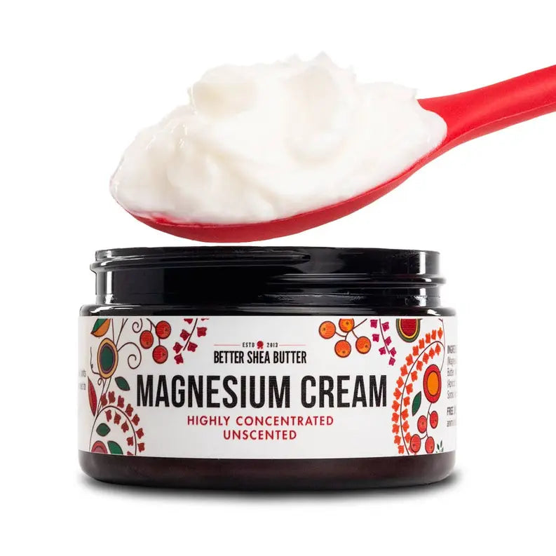 Magnesium Cream, Unscented | Highly Concentrated Better Shea Butter