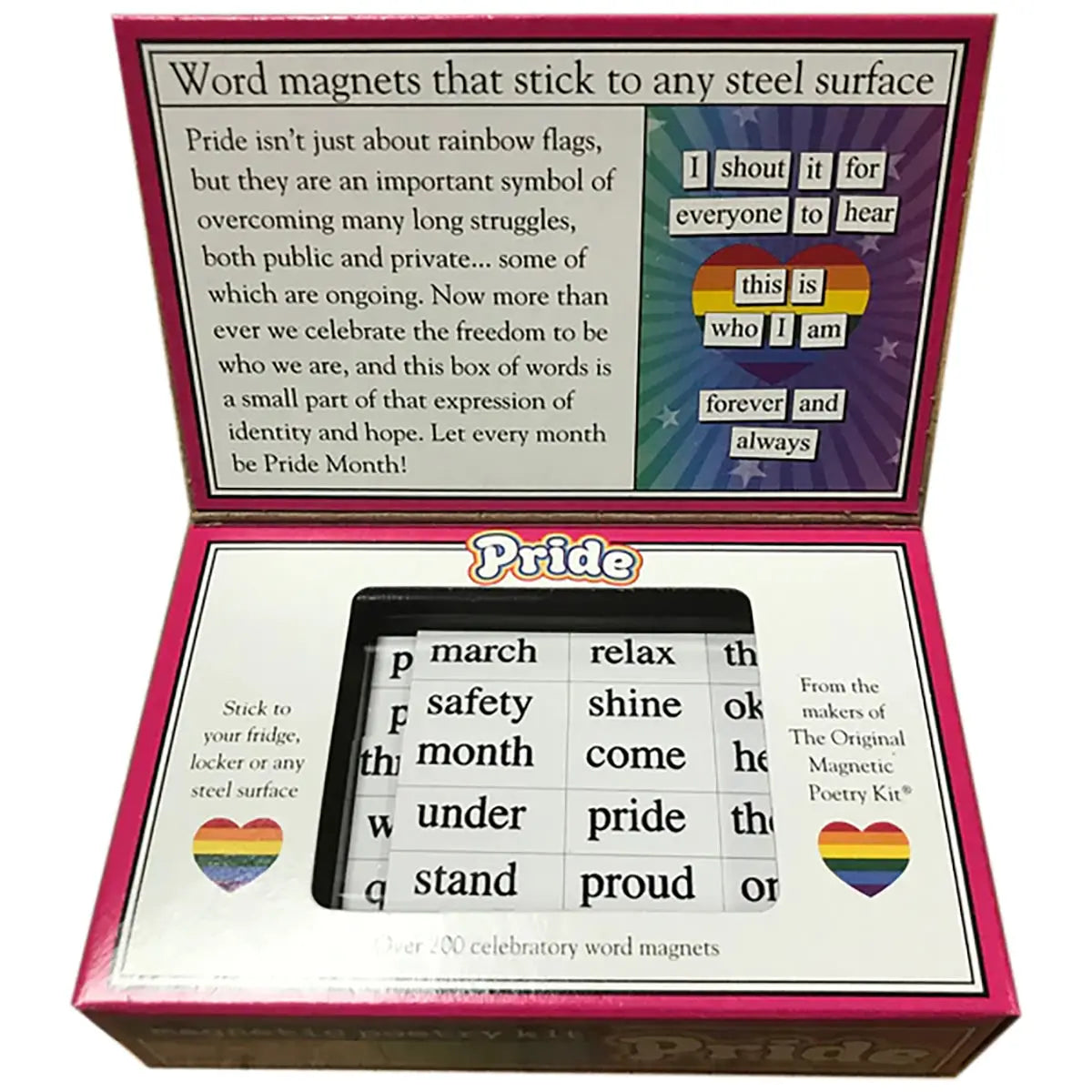 Magnetic Poetry Kit: Pride Edition Magnetic Poetry