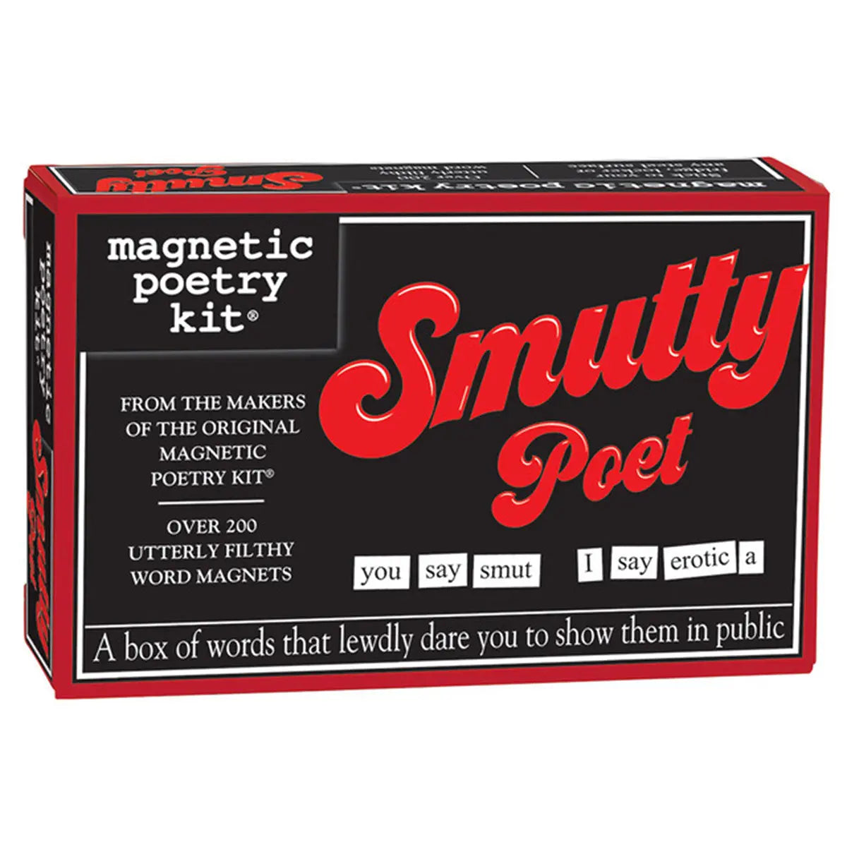 Magnetic Poetry Kit: Smutty Poet Magnetic Poetry
