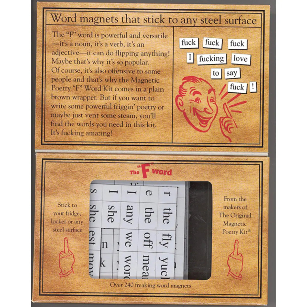 Magnetic Poetry Kit: The "F" Word - GreatEagleInc