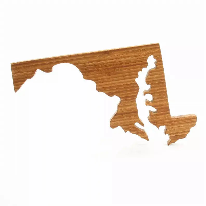 Maine State Shaped Board State Strong USA