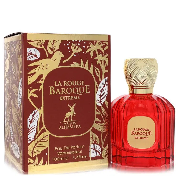 Maison Alhambra  Maison Alhambra Baroque Rouge Extreme by Maison Alhambra Eau De Parfum Spray (Unisex) 3.4 oz for Women for Fragrances for Women Maison Alhambra