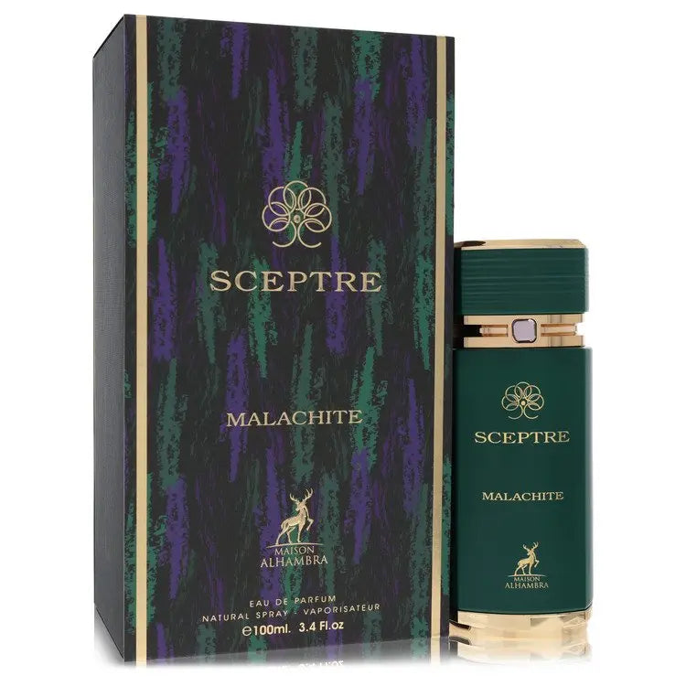 Maison Alhambra  Maison Alhambra Sceptre Malachite by Maison Alhambra Eau De Parfum Spray (Unisex) 3.4 oz for Men for Fragrances for Men Maison Alhambra