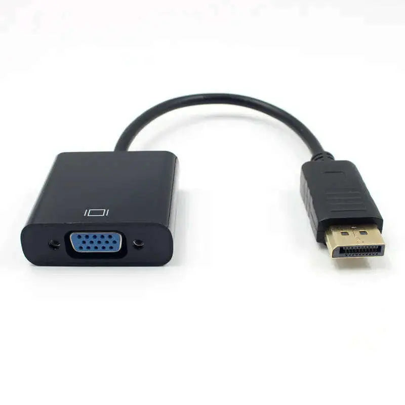 Male-Display-Port-DP-to-VGA-Female-Adapter-Cable-Converter-For-Projector-DTV-TV-HDVD-Player-1080P-GreatEagleInc-334224485
