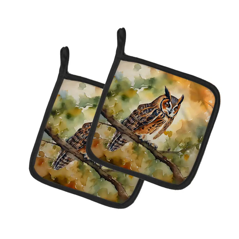 Mallard Pair of Pot Holders Caroline's Treasures