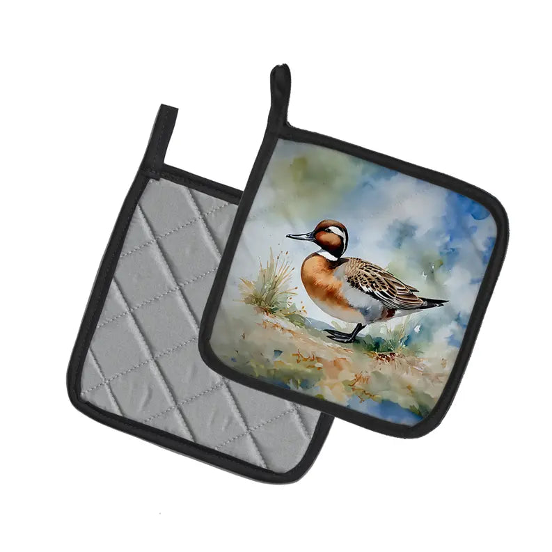 Mallard Pair of Pot Holders Caroline's Treasures