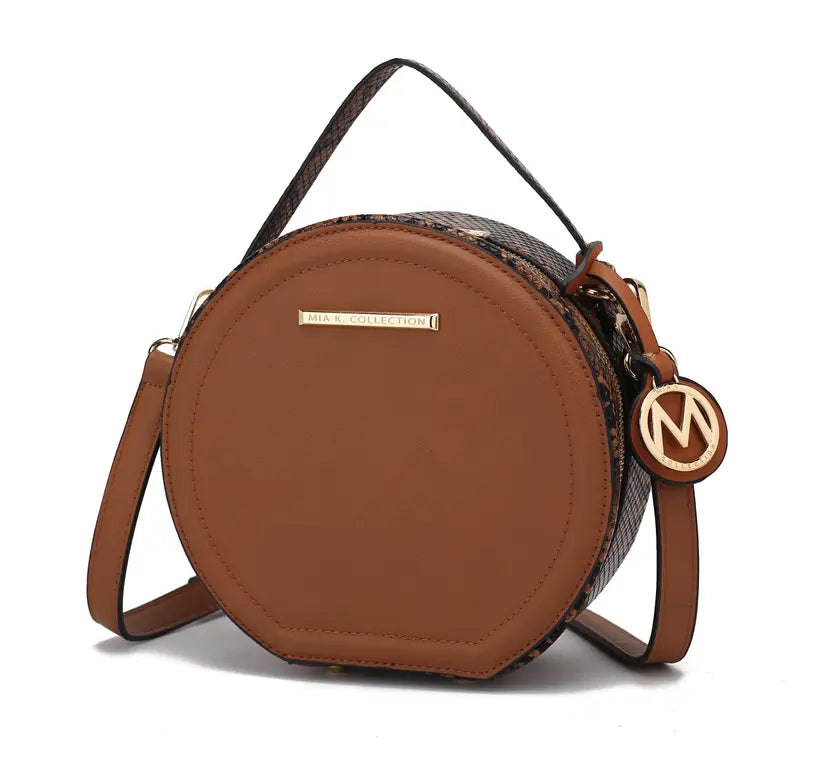 Mallory Vegan Leather Women's Crossbody Shoulder Bag MKF Colletion by Mia K.