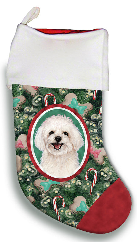 Maltipoo- Best of Breed Christmas Stocking Best of Breed