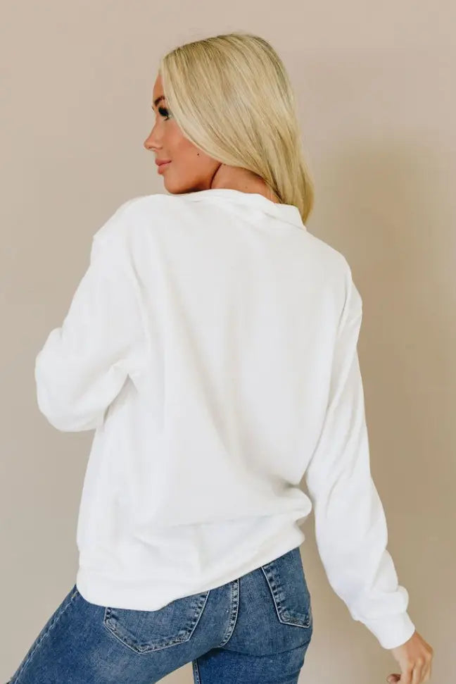 Mama Half Zip Sweatshirt Stay Warm in Style