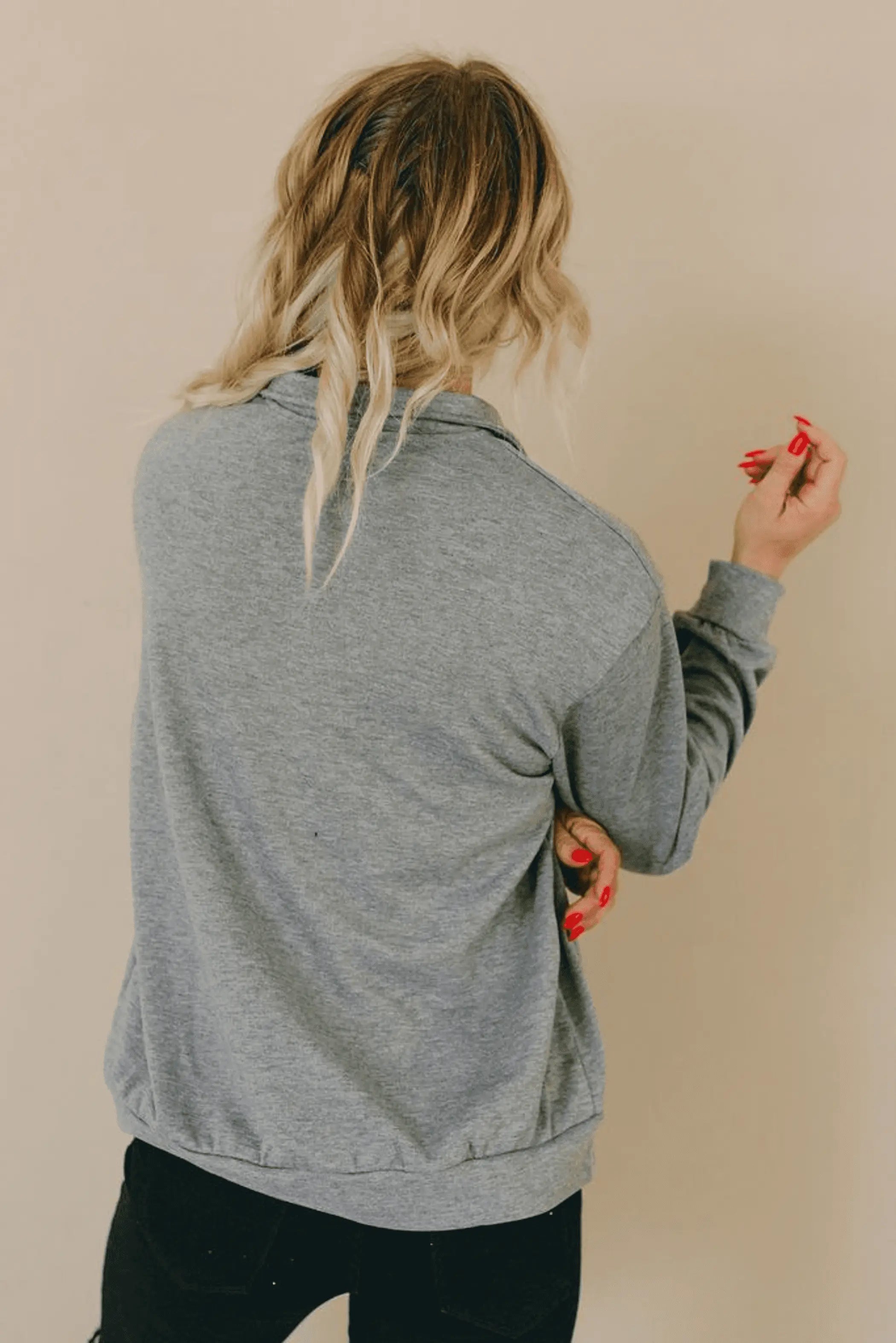 Mama Half Zip Sweatshirt Stay Warm in Style