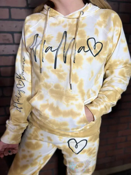 Mama Tie Dye Jogger Set The Blended Owl
