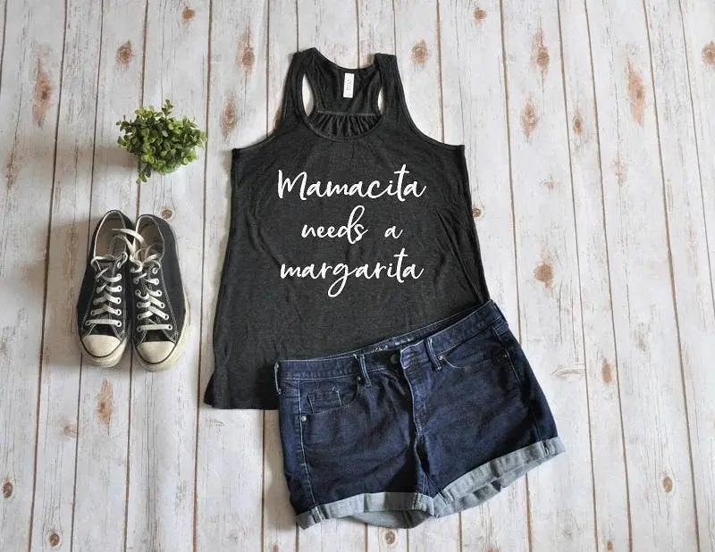 Mamacita needs a margarita Women's Tank Top BLN Designs