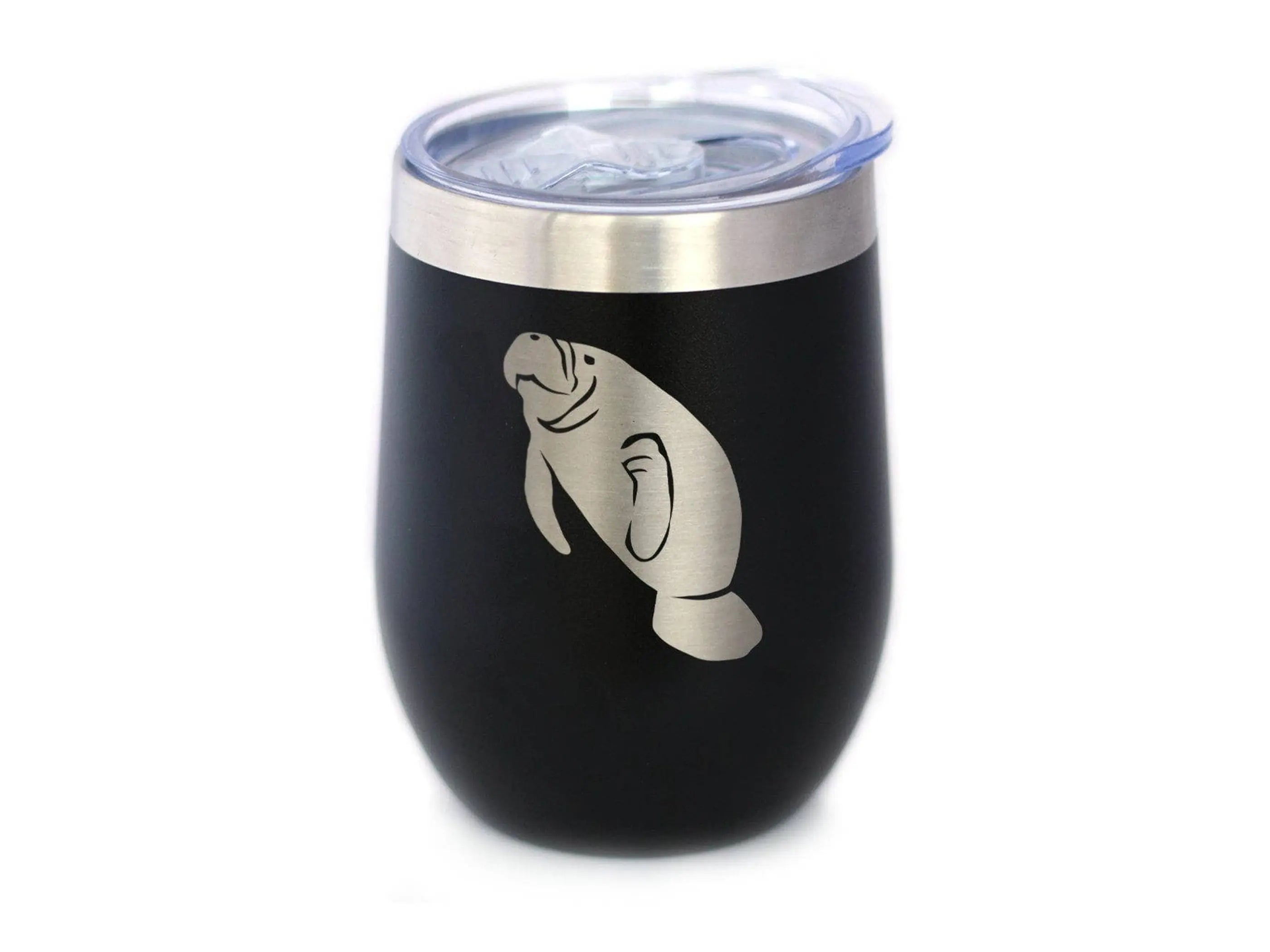 Manatee Insulated Wine Tumbler - Manatees Gifts and Decor Bevvee