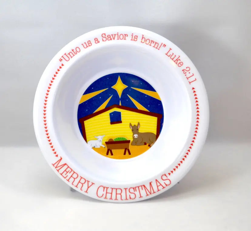 Manger Christmas Bowl Fruit-Full Kids