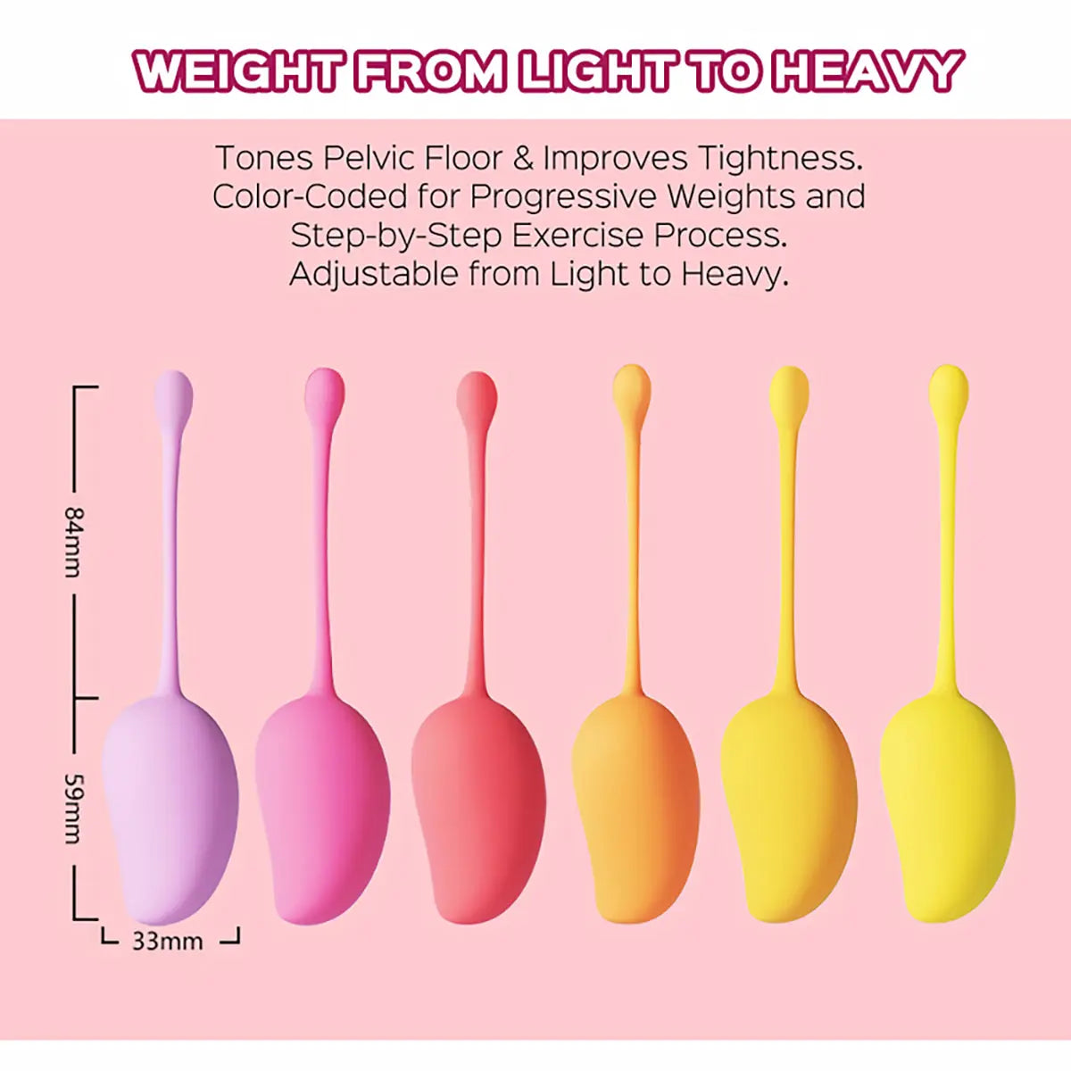 Mango Tropical 6pc Kegel Set Honey Play Box