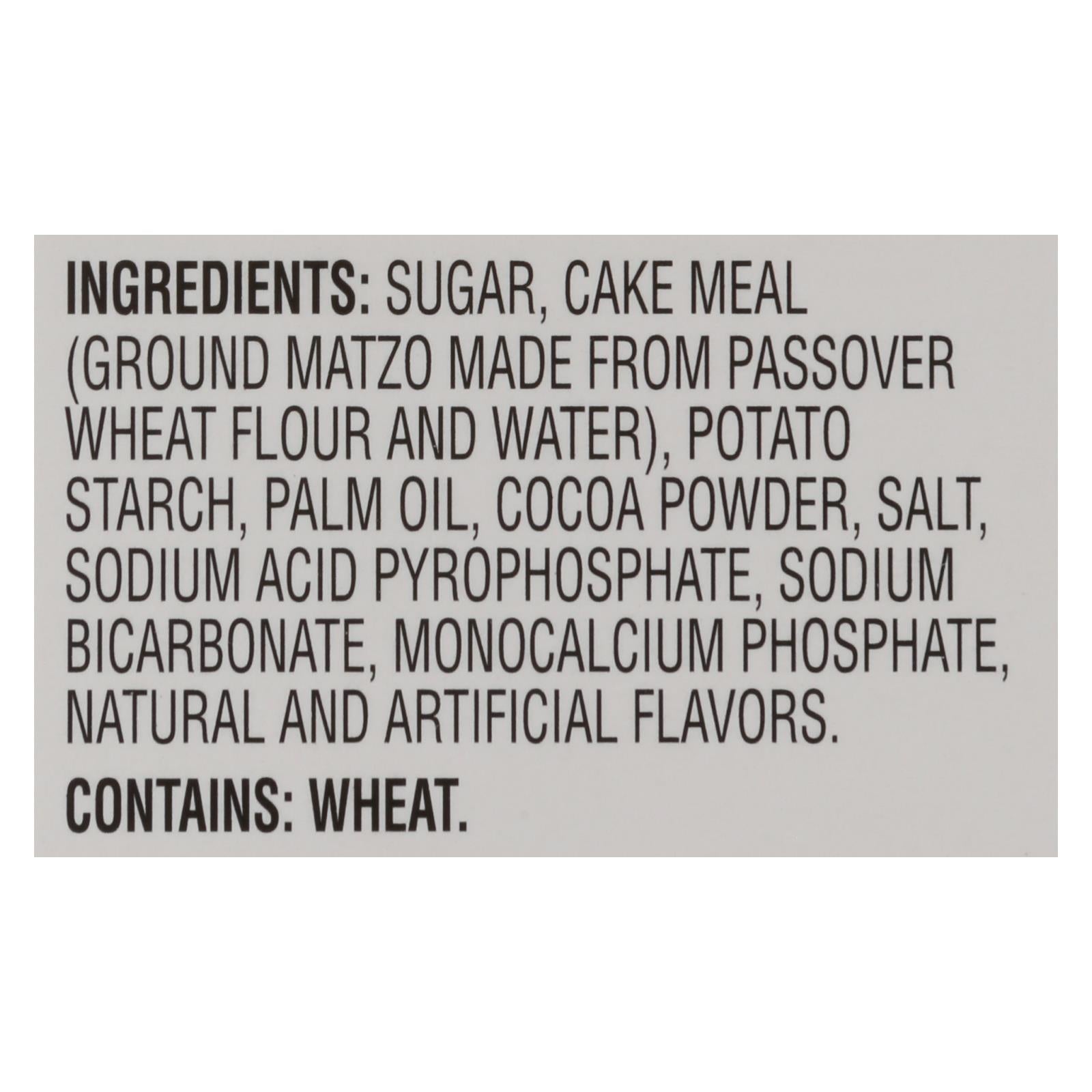 Manischewitz - Mix Cake Marble Kosher For Passover - Case Of 12-12 Oz Manischewitz