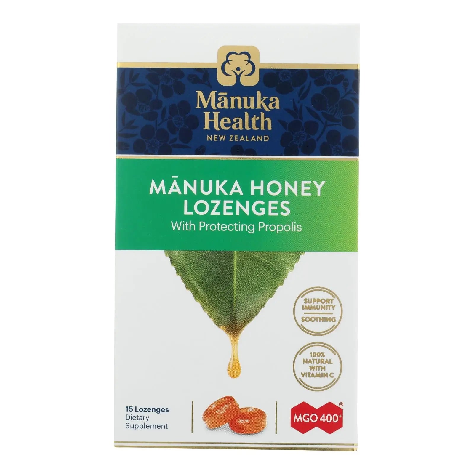 Manuka Health - Loz Honey Mgo 400+ Propolis - 1 Each -15 Count Manuka Health