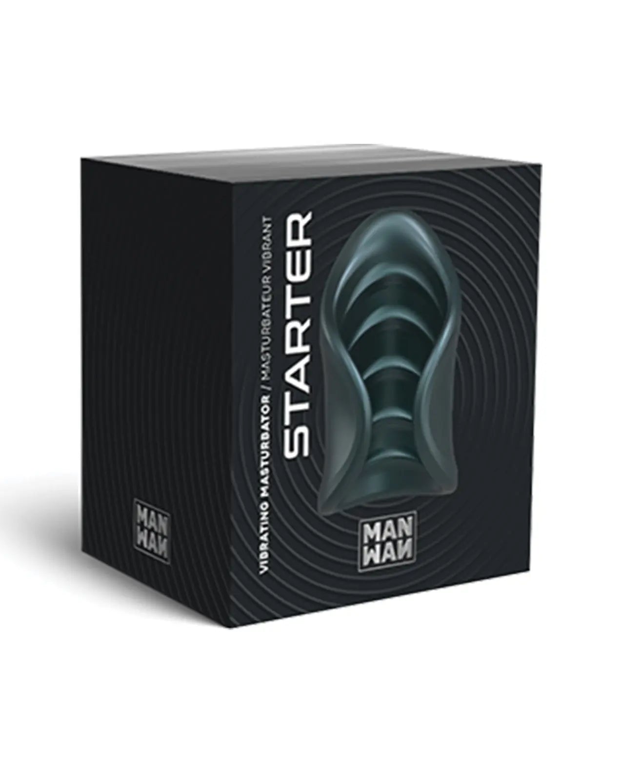 Manwan Starter Travel Vibrating Masturbator - Pine Grey Lovely Planet
