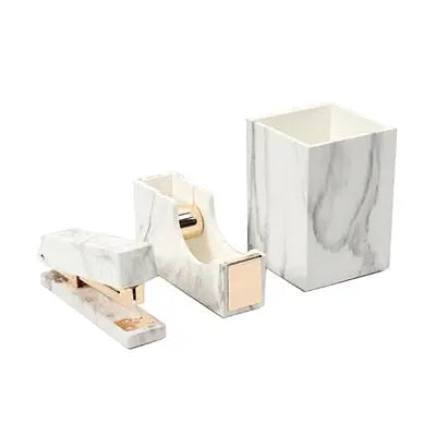 Marble White Desk Kit Cocus Pocus