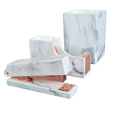 Marble White Desk Kit Cocus Pocus