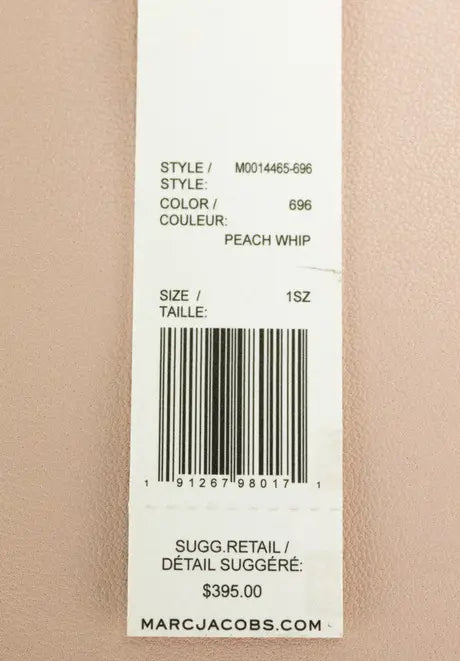 Marc Jacobs Flash Peach Whip Leather Embossed Camera Bag JV Deals