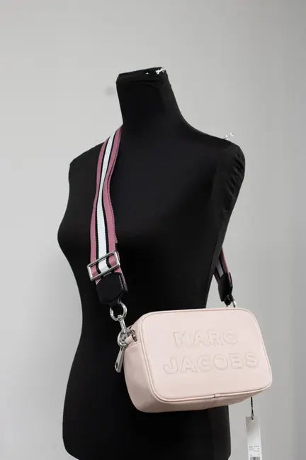 Marc Jacobs Flash Peach Whip Leather Embossed Camera Bag JV Deals