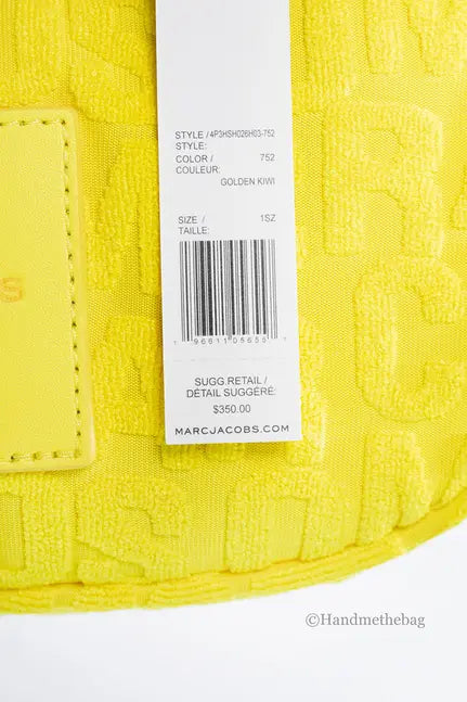 Marc Jacobs Monogram Kiwi Terry Shoulder Bag JV Deals
