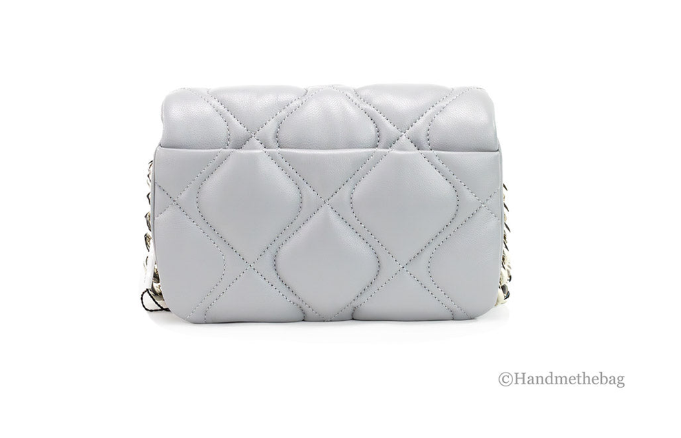 Marc Jacobs Small Rock Grey Quilted Leather Crossbody Bag JV Deals