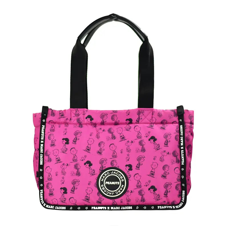 Marc Jacobs X Peanuts Medium Fuschia Nylon Tote JV Deals