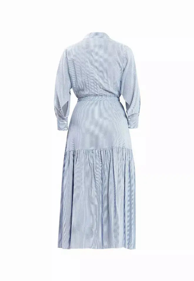 Marie Maxi Cutout Dress Blue Color Akalia Collection