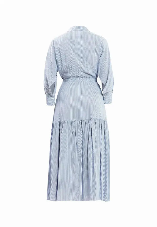 Marie Maxi Cutout Dress Blue Color Akalia Collection