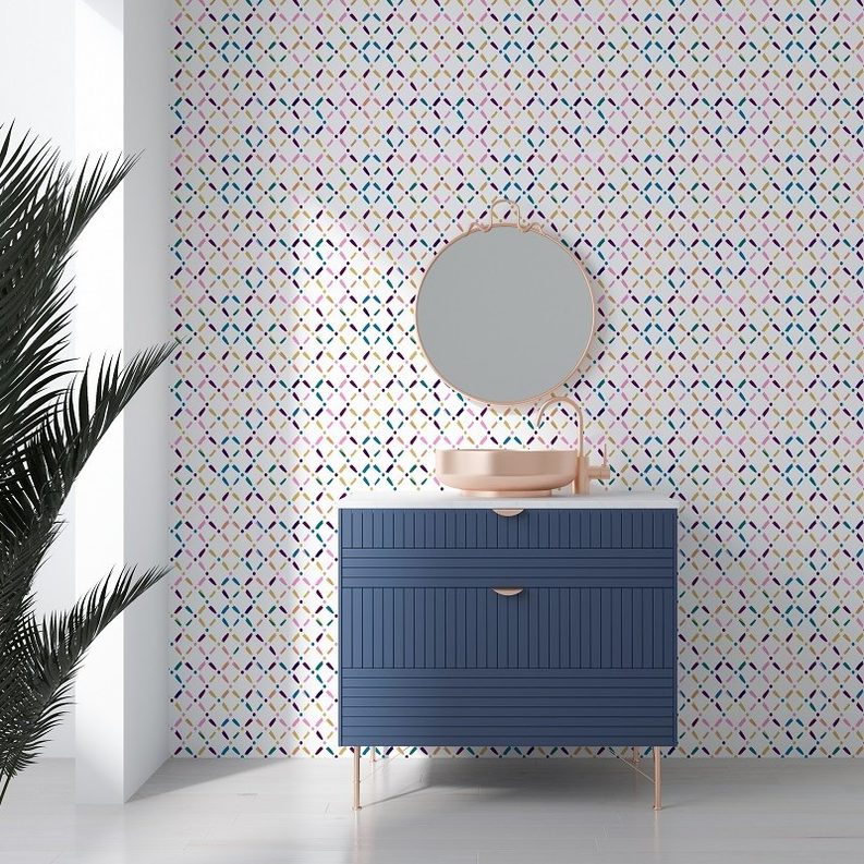 Marrakesh' Glam Medallion Peel & Stick Wallpaper SBC-LTD
