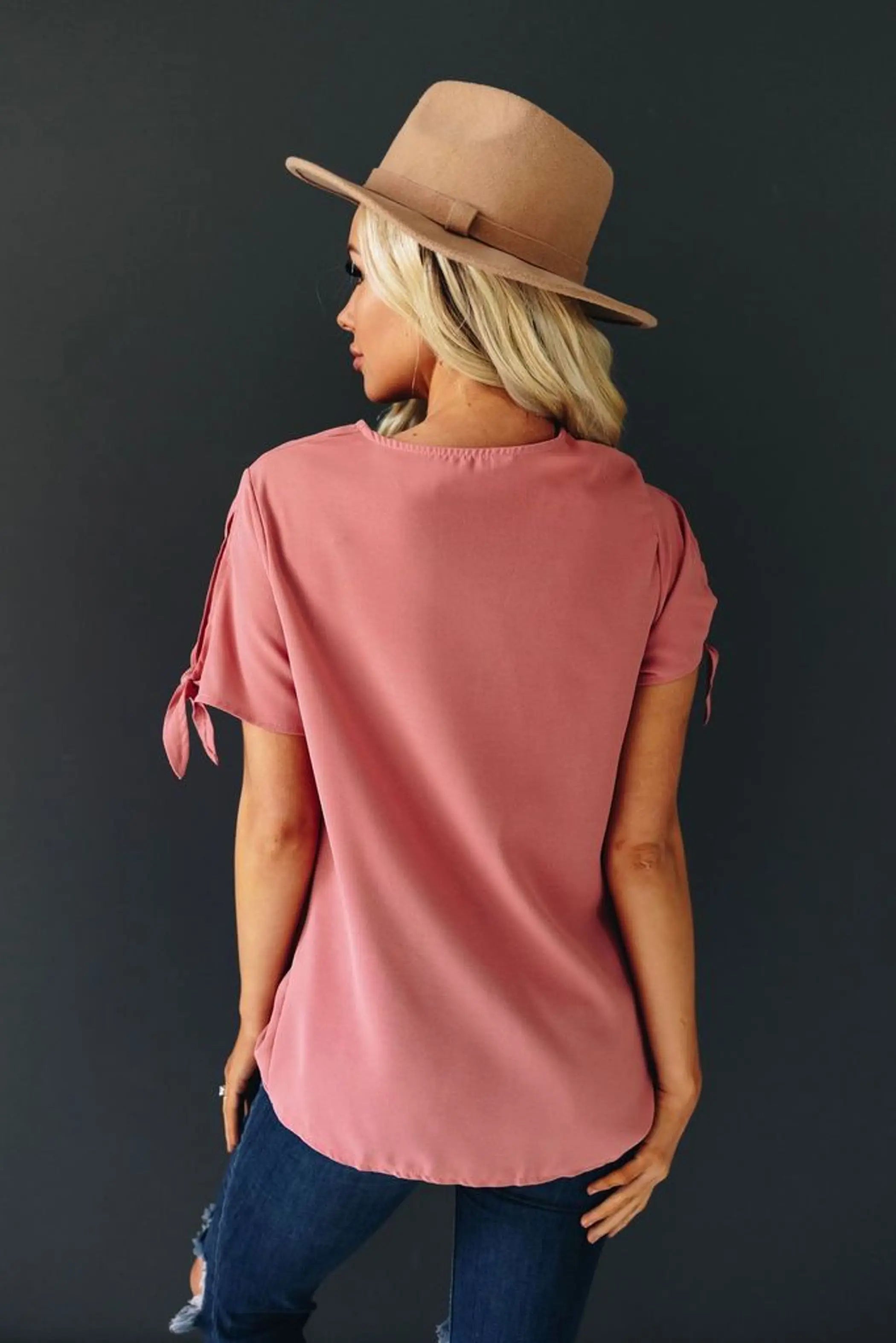 Martha Wrap Tie Top Stay Warm in Style