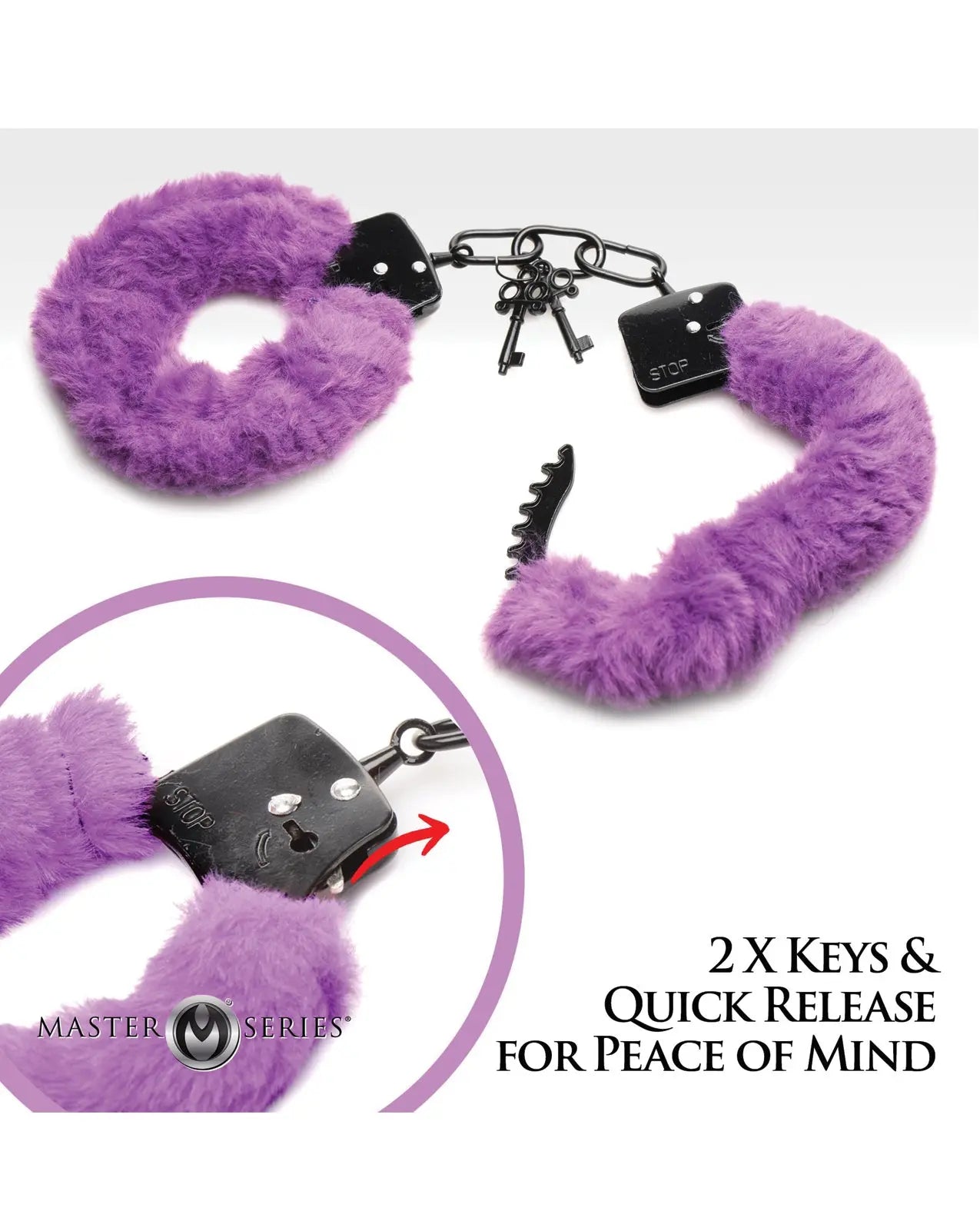 Master Series Cuffed in Furry Handcuffs Xr LLC