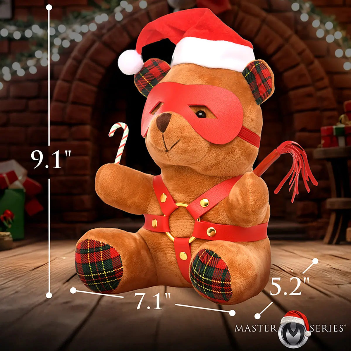 Master Series Holiday Bondage Bear Brown XR Brands