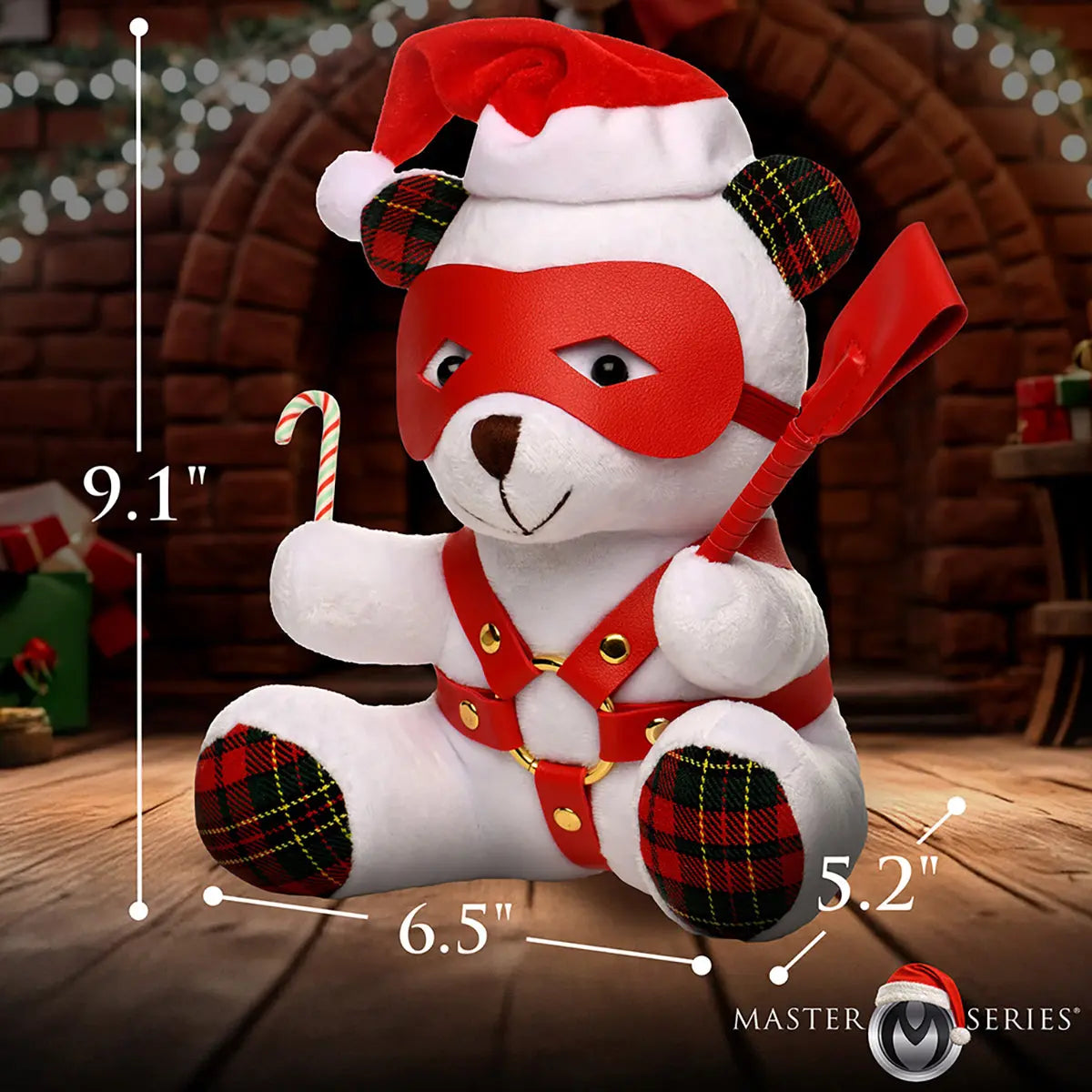 Master Series Holiday Bondage Bear White XR Brands