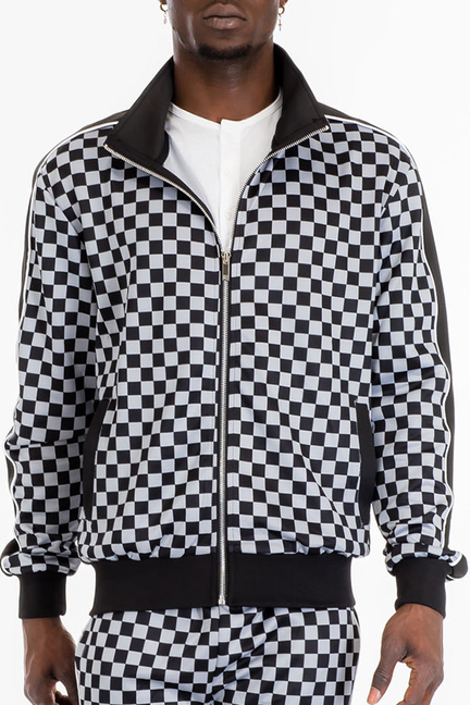 Mastermind Checkered Track Jacket WEIV