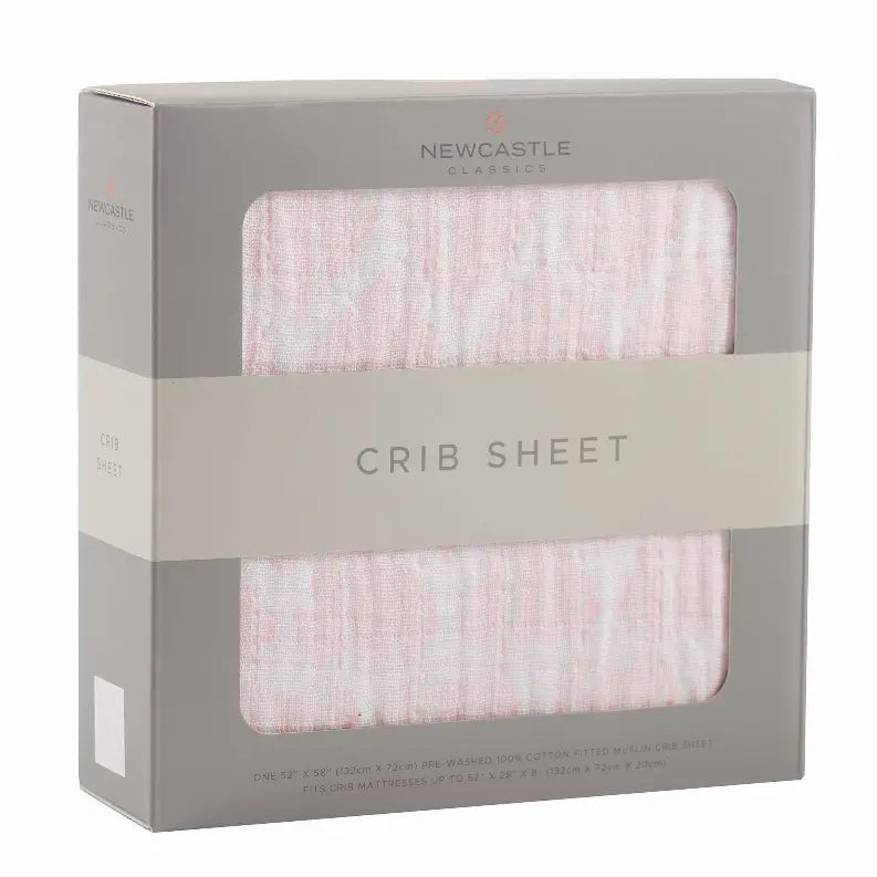 Matchstick Hearts Crib Sheet Newcastle Classics