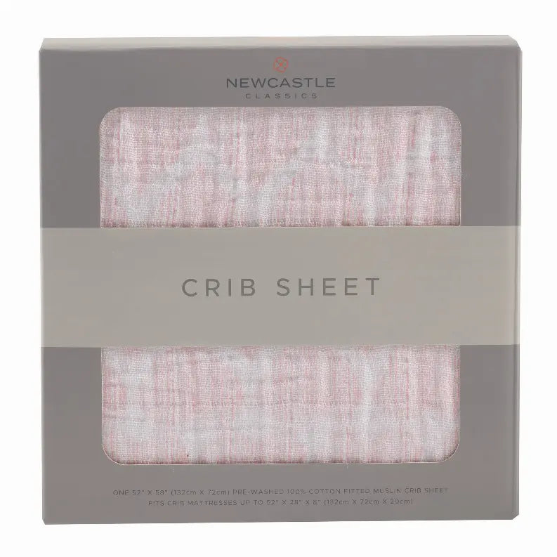 Matchstick Hearts Crib Sheet Newcastle Classics