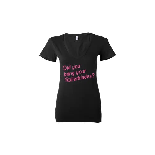 Matchy-Match With Barbie- Women's Jersey Short Sleeve Deep V Bark Fifth Avenue