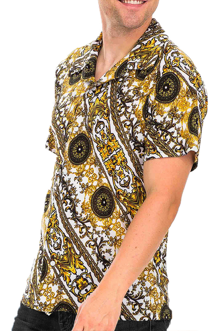 Medallion Print Button Up WEIV