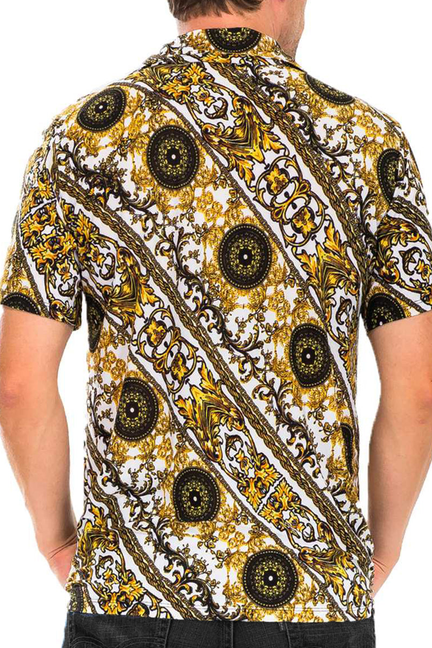 Medallion Print Button Up WEIV