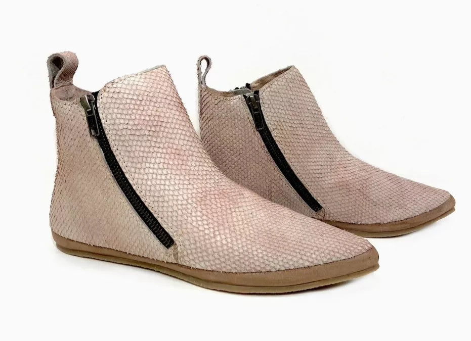 Melrose Snake Trim Bootie Oobash