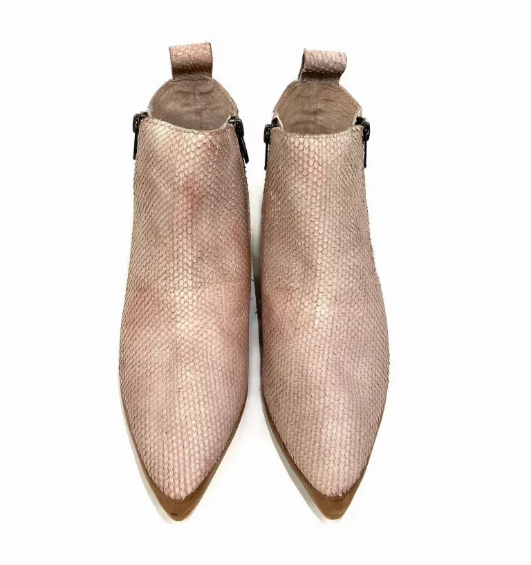 Melrose Snake Trim Bootie Oobash
