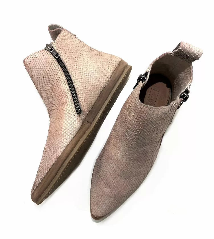 Melrose Snake Trim Bootie Oobash