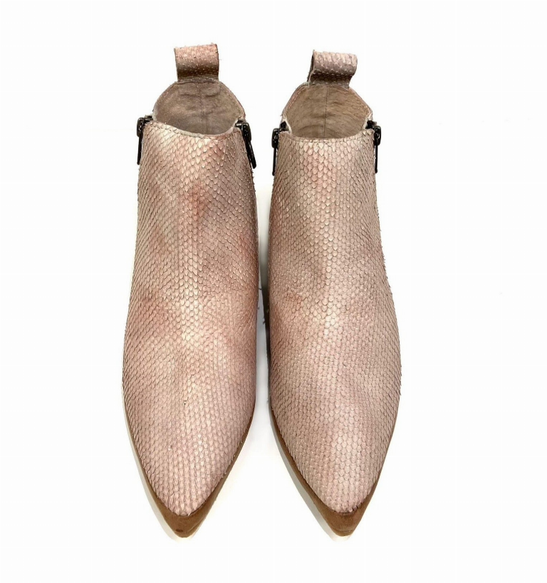 Melrose Snake Trim Bootie Oobash