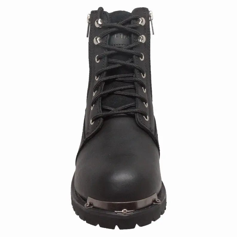 Men's 6" Reflective Double Zipper Biker RideTecs